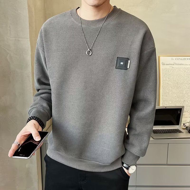 Men's Round-Neck Autumn Long-Sleeve Sweater