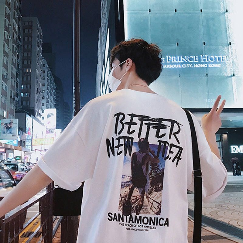 Korean style Summer Short-sleeved T-shirt