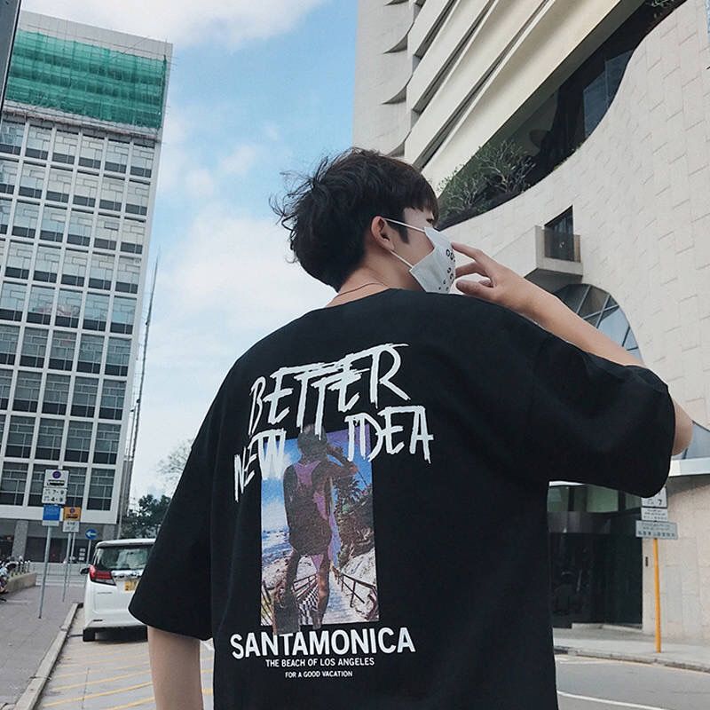 Korean style Summer Short-sleeved T-shirt