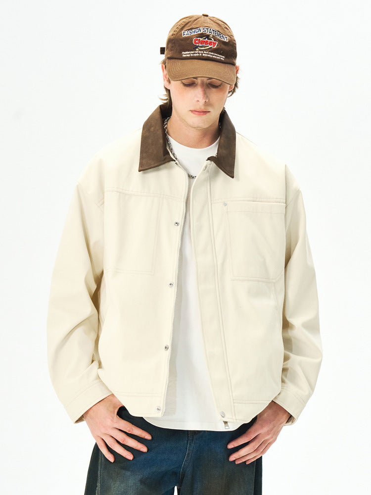 Autumn Executive Jacket For Men Pure Cotton Outerwear