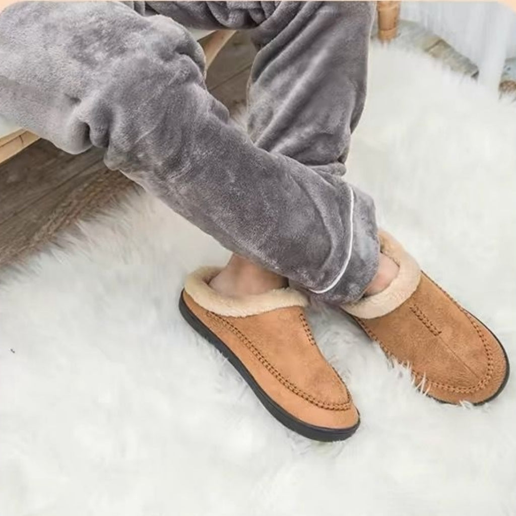 Mens Bean-shaped Cotton Shoes