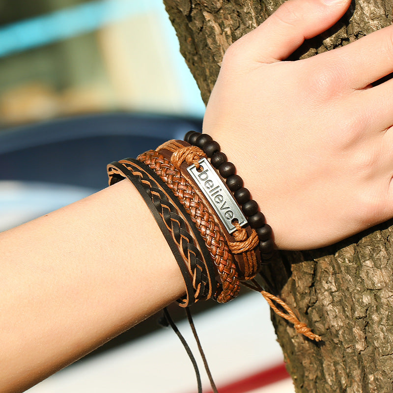 Men's Leather Bracelet
