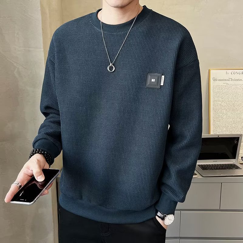 Men's Round-Neck Autumn Long-Sleeve Sweater