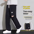Korean Style Detachable Trousers For Men 2-in-1