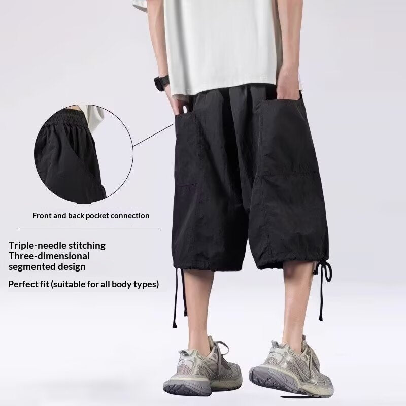 Casual Mid-length Pants From A Trendy Brandstylish Cutoff Workout Shorts For Outdoor Wear