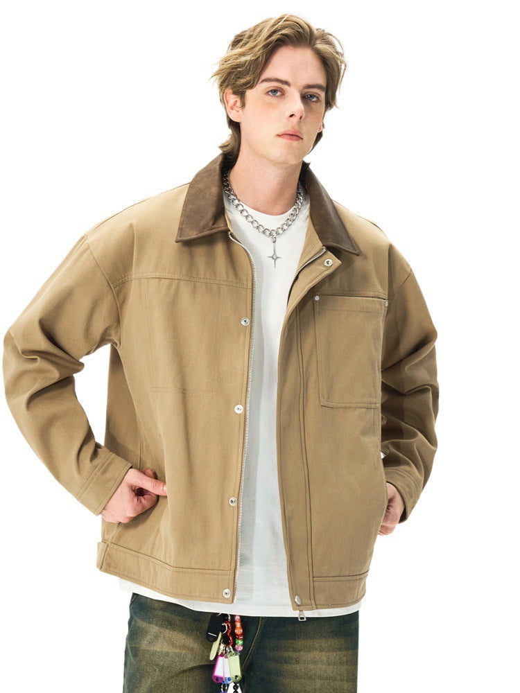 Autumn Executive Jacket For Men Pure Cotton Outerwear