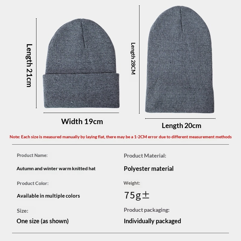Autumn And Winter Running Thermal Ear-Protecting Hat